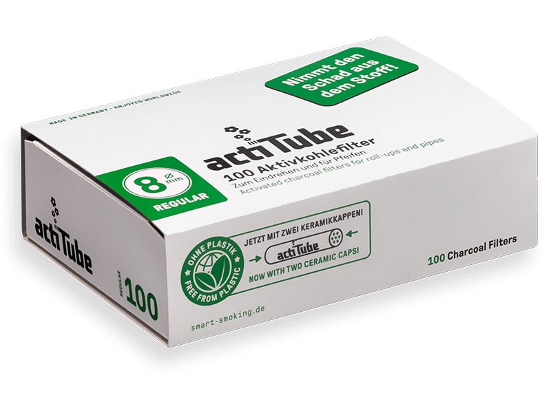 actiTube Aktivkohlefilter 8 mm 100er Pack - Loudandlegal