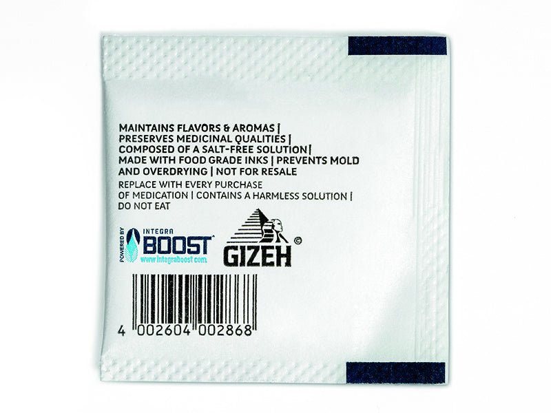 Gizeh Integra Boost Humidity Packs 62% 2g - für 7g Produkt - Loudandlegal