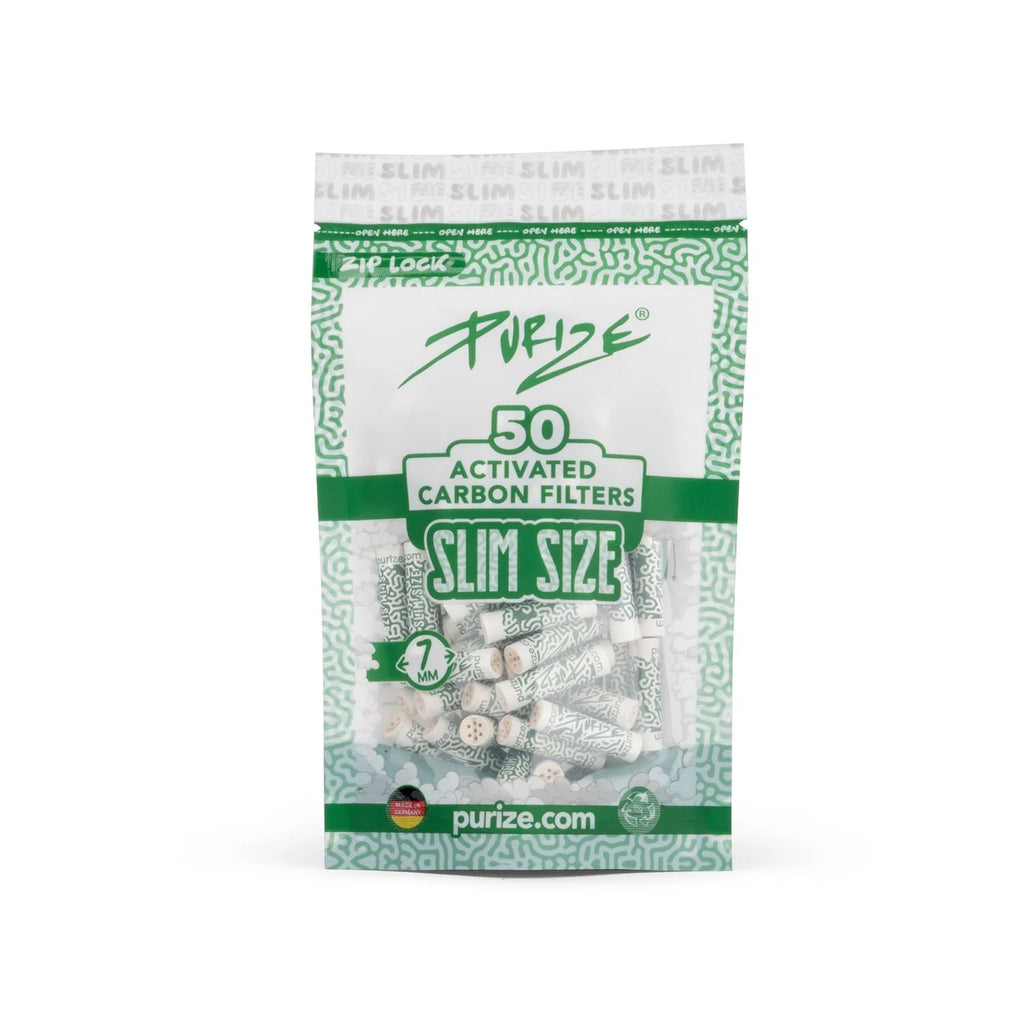 Purize White, 50er Pack, Ø 7mm, Aktivkohlefilter